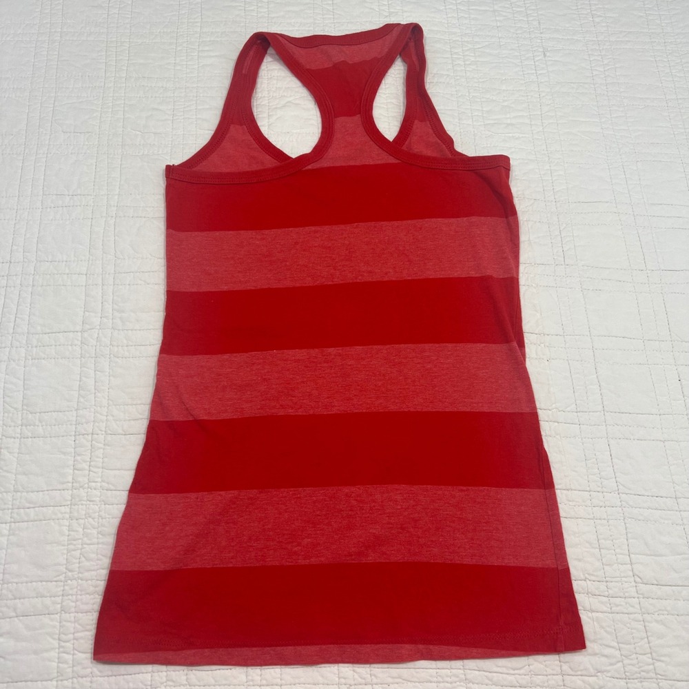 Soffe Georgia Bulldogs Racerback Tank Red Striped Uga Graphic Womens Small *NOTE - Picture 3 of 9